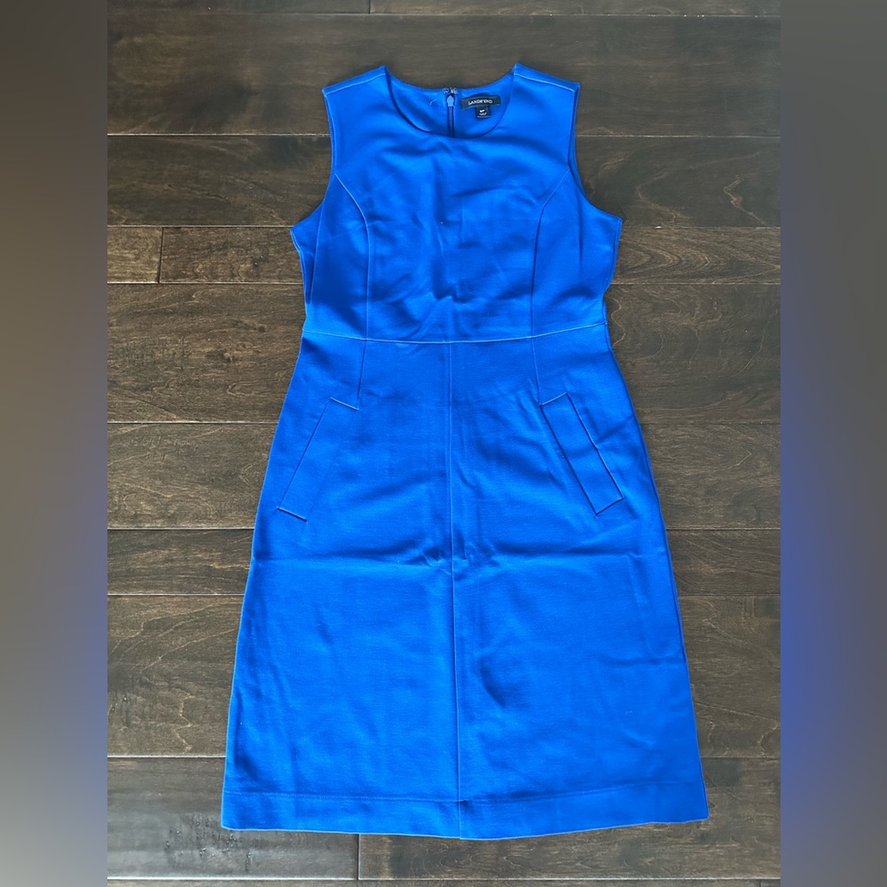 Lands’ End Womens Dress in Blue, Size 6P